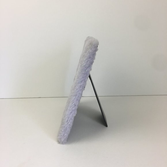 Disney World Tinkerbell Pic Frame Purple Faux Fur - Picture 6 of 8